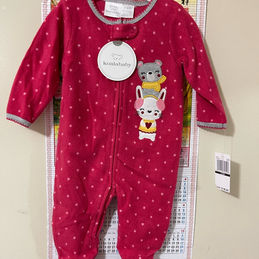 Koala baby cozy onesie